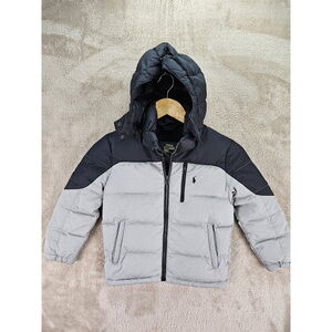 Polo Ralph Lauren Quilted Puffer Jacket Hooded Coat Boys Size 6